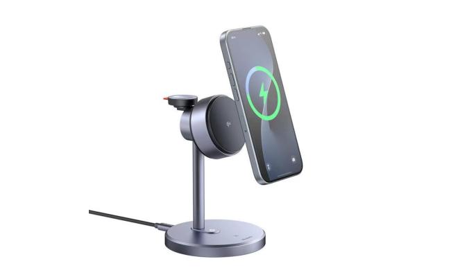 Mcdodo CH-2462 3-in-1 Qi2 MagQ Magnetic Wireless Charging Station Stand 15W + 33W + 5W mains charger